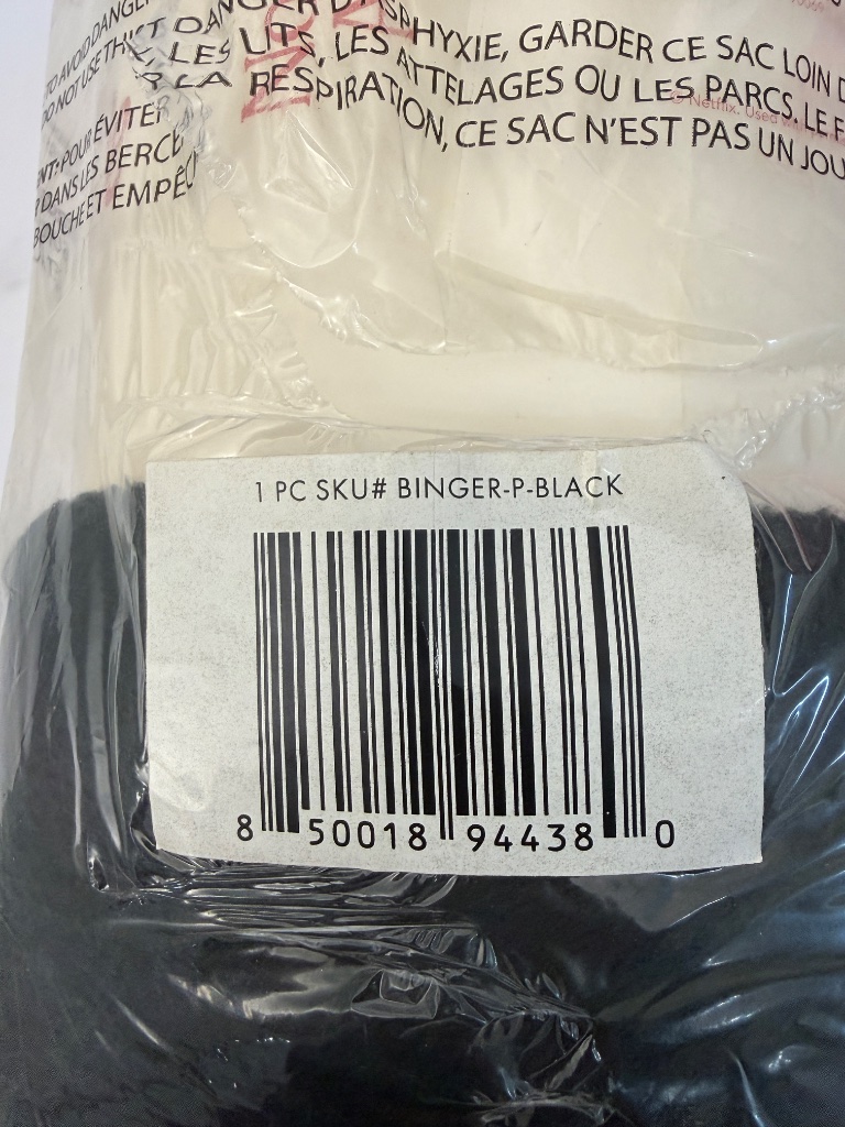 Unhide X Netflix Binger Blanket Poncho Wearable Plush Limited Edition Black New — image 6 of 6